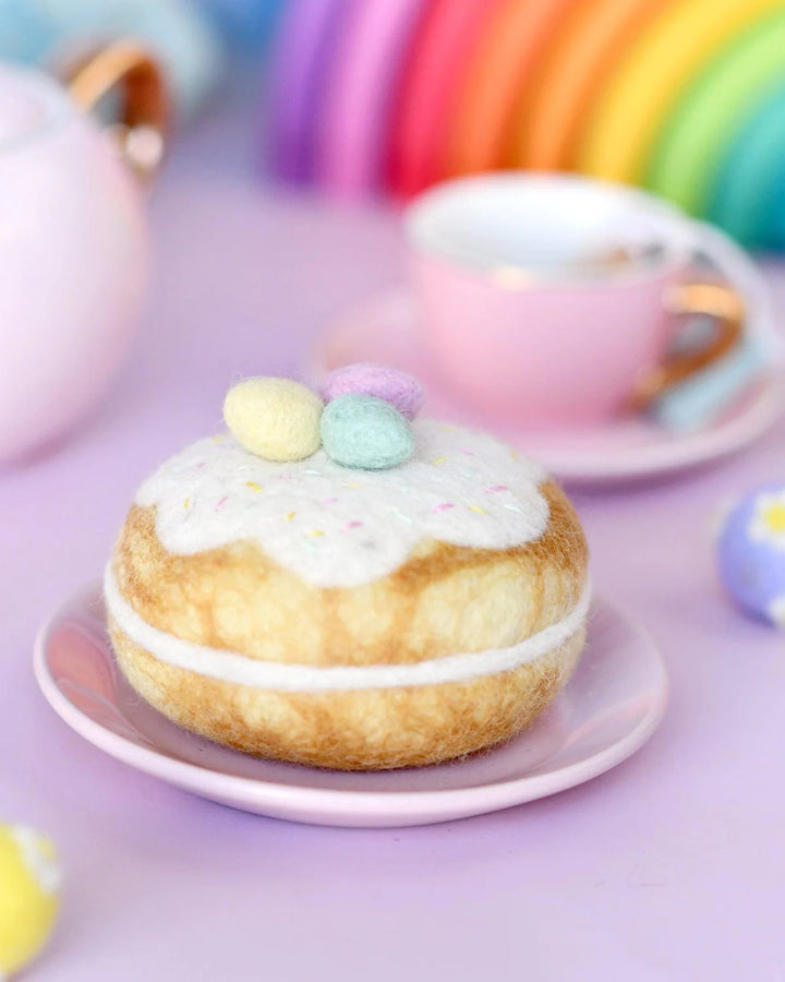 Felt Pastel Eggs Donut