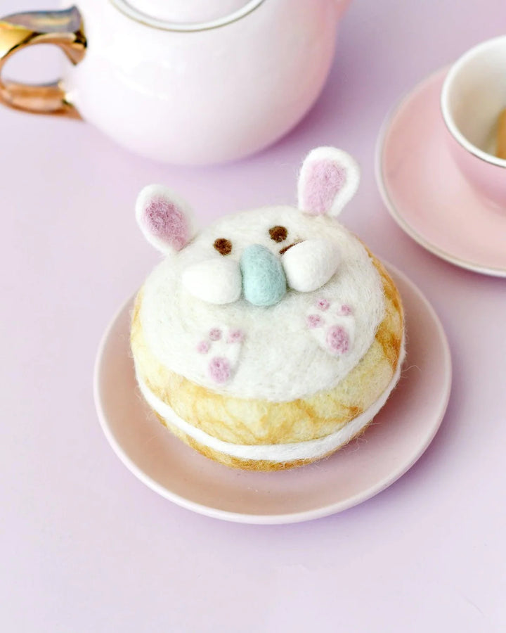 Felt Rabbit Bunny Donut