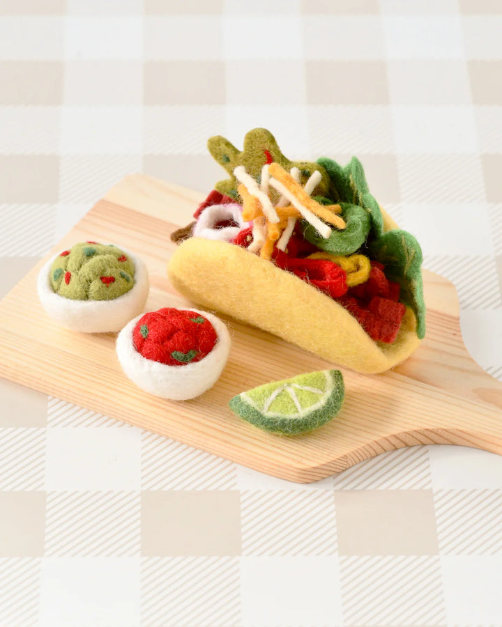 Felt Taco Play Food Set