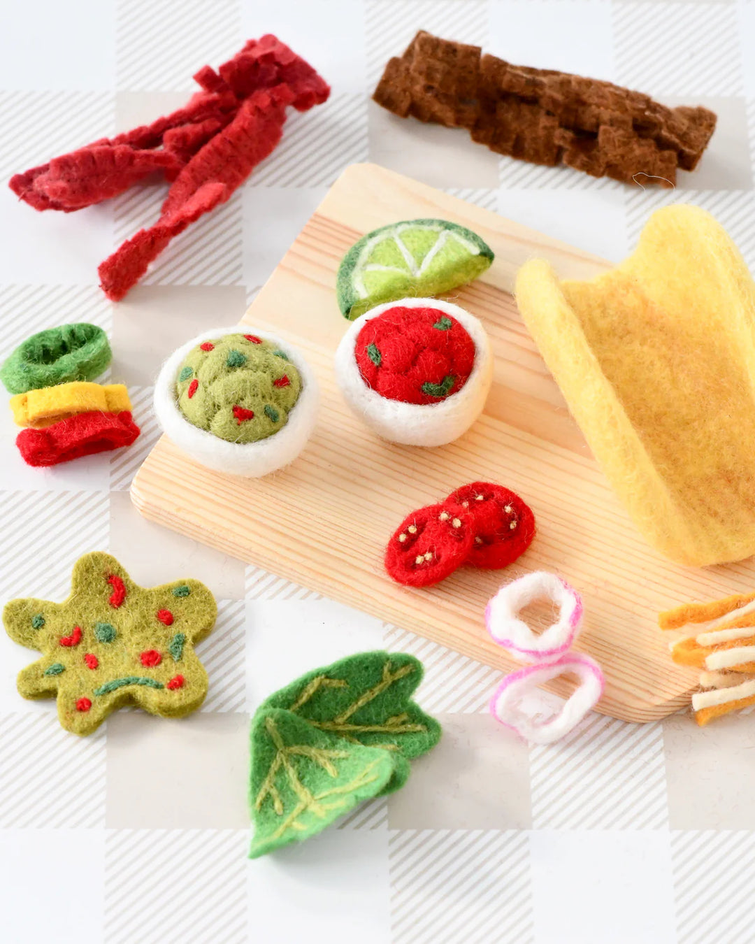 Felt Taco Play Food Set