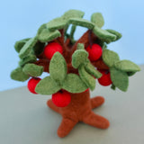 Felt Apple Tree, hand-felted from New Zealand wool felt. · view 4