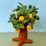 Felt Lemon Tree, Little Brood hand-felted wool felt tree, a lemon tree for small-world landscapes. · view 2