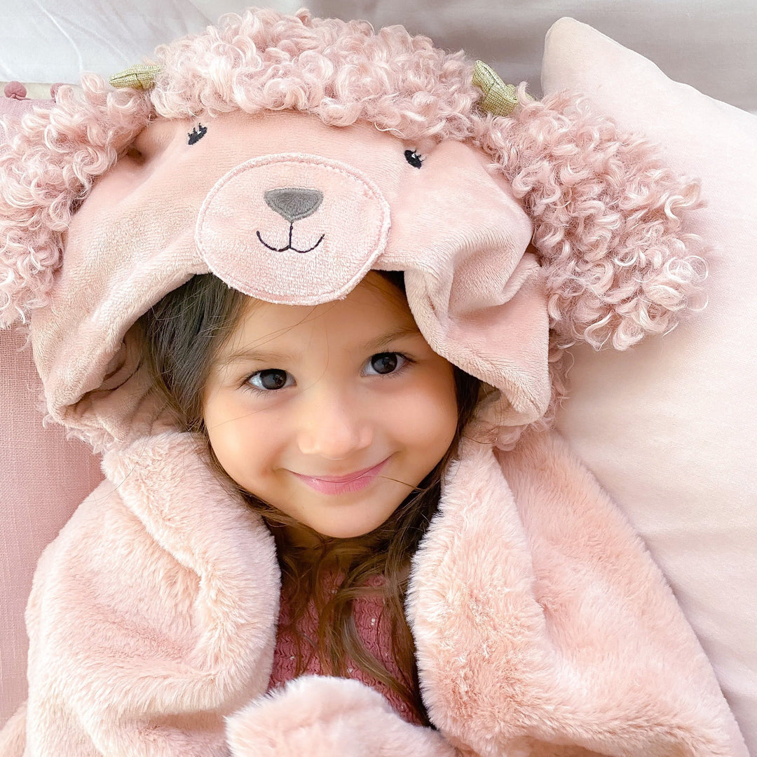 Paris Poodle Hooded Blanket