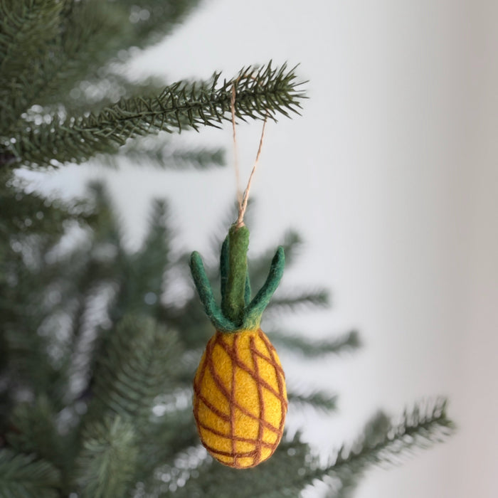 Felt Ornament - Pineapple