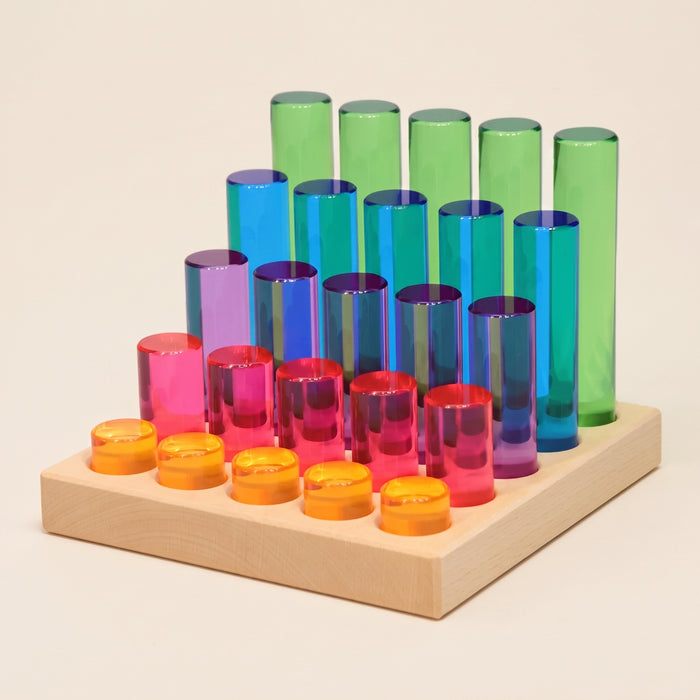 Bauspiel Lucent Pillars, 25-Piece Set, photo 1 of 4