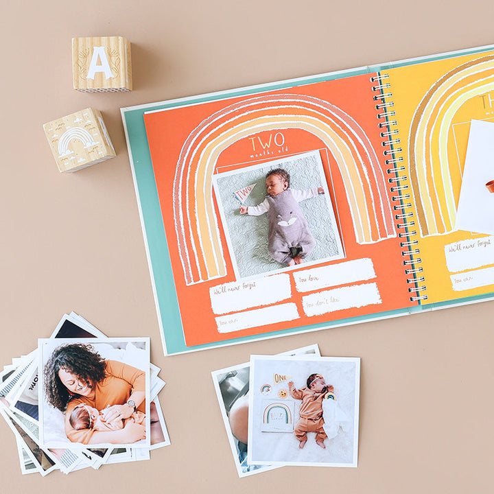 Lucy Darling Little Rainbow Memory Baby Book