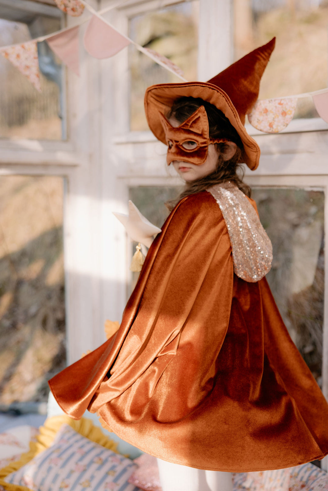 “Little Ginger Riding Hood” Magic Cape