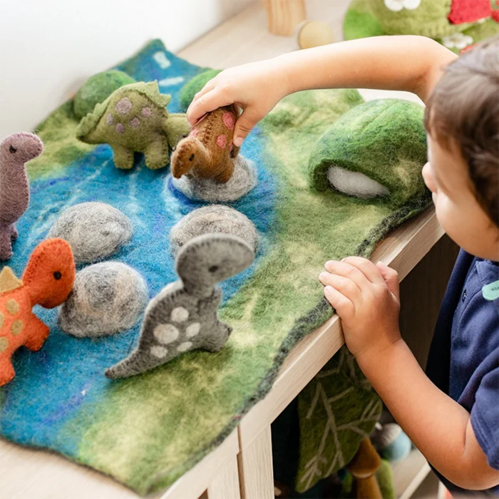 Papoose Natural Dinosaurs, Set of 5