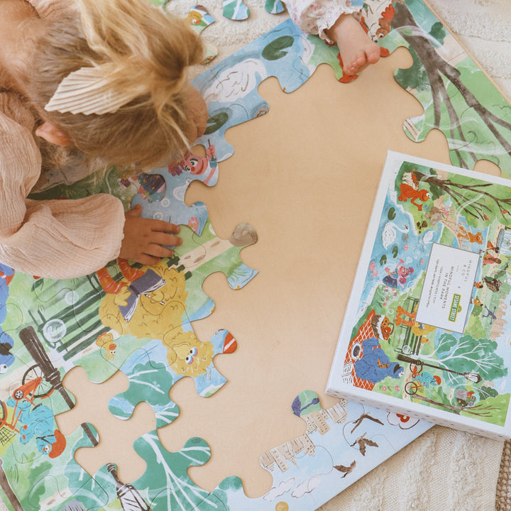 Mindful Moments with Sesame Street Floor Puzzle