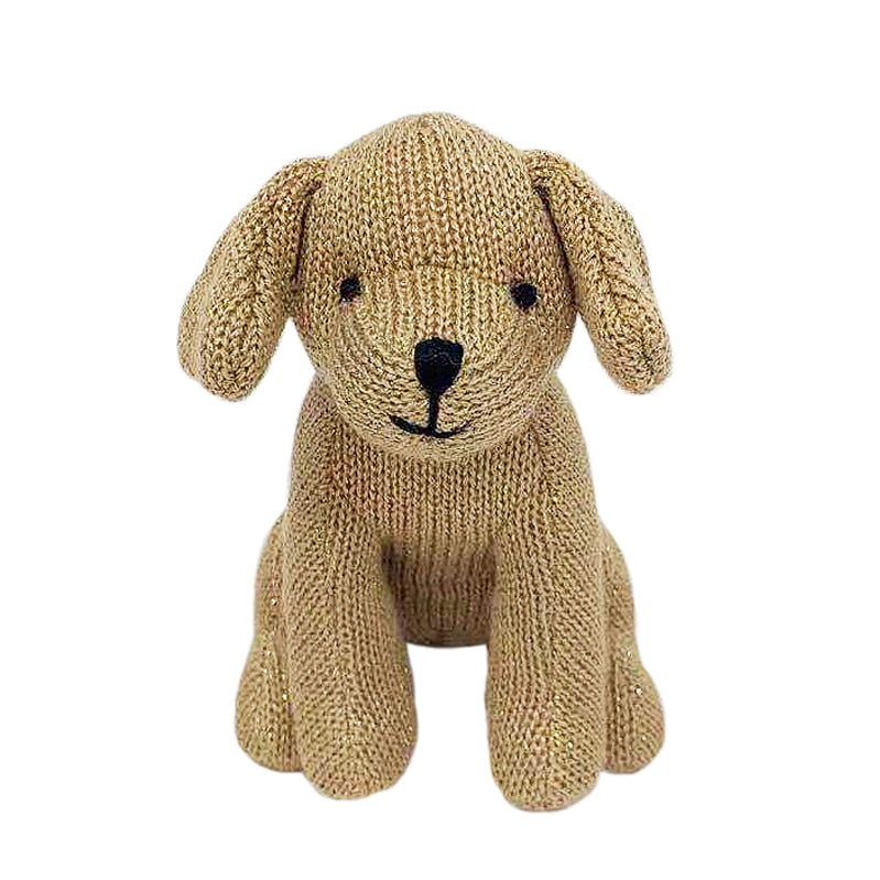 Mon Ami soft knit baby rattle
