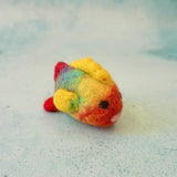 Rainbow Fish, hand-felted from New Zealand wool felt. · view 4