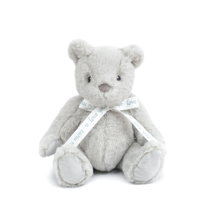 Mon Ami Love You Bear plush teddy with a Love You More ribbon