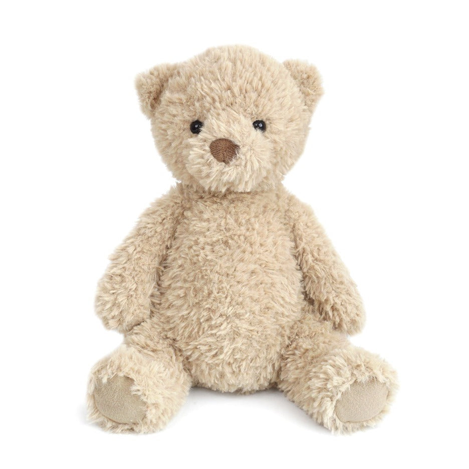 Mon Ami tan Marshmallow Bear plush toy with textured fur