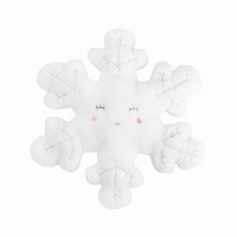 Mon Ami Icy Snowflake plush toy with an embroidered face