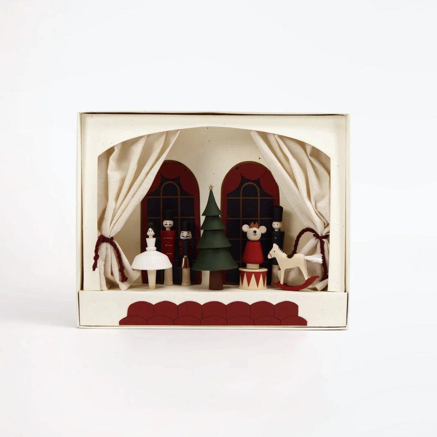 Sabo Concept The Nutcracker Play Theater and Magnetic Figure Set