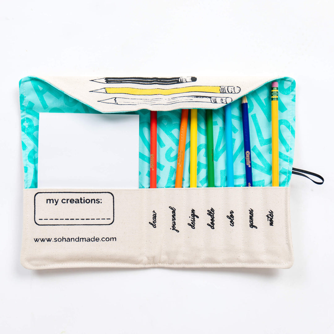 Travel Pencil Case: "My daughter loved it, beautiful design"
