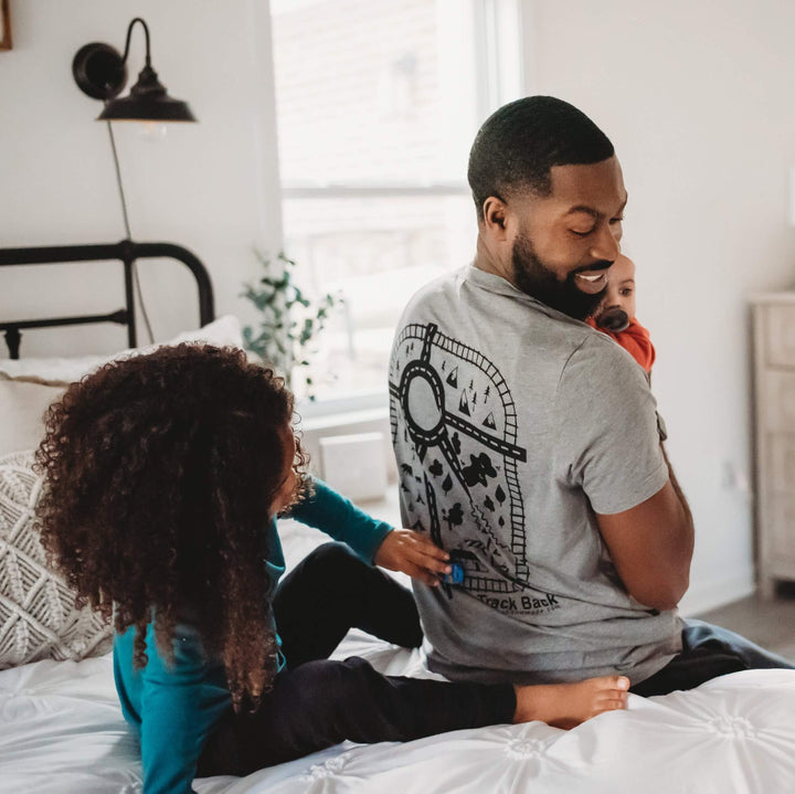 Car Play Mat Shirt: Perfect Fathers Day Gift from Toddler!