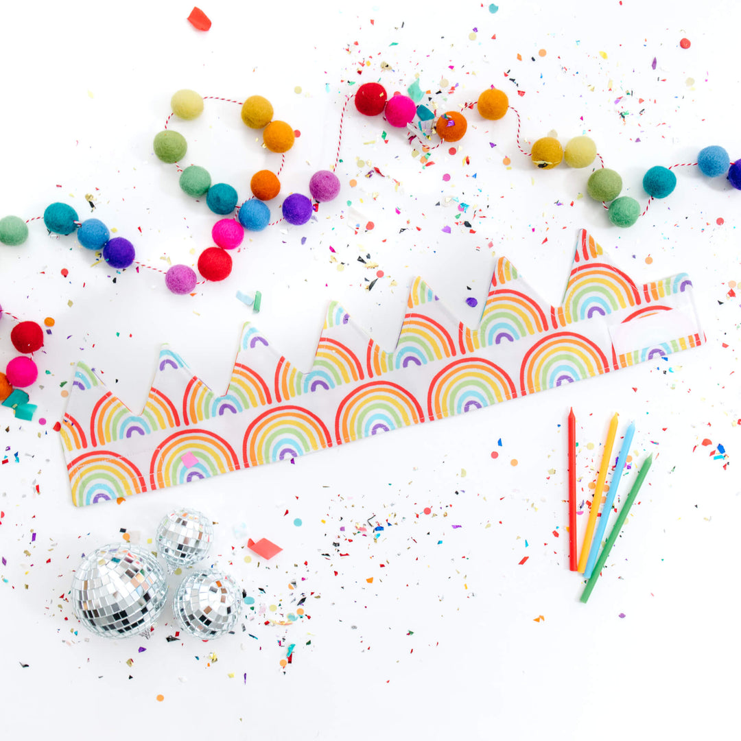 Rainbow Crown for Dress Up: "It will brighten your day!"