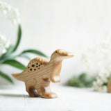 Wooden Spinosaurus, a natural wood animal toy by Tiny Fox Hole (view 3) · view 3