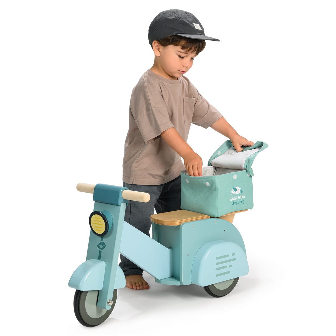 Tender Leaf Delivery Scooter