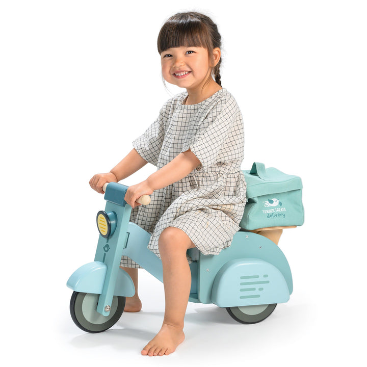 Tender Leaf Delivery Scooter