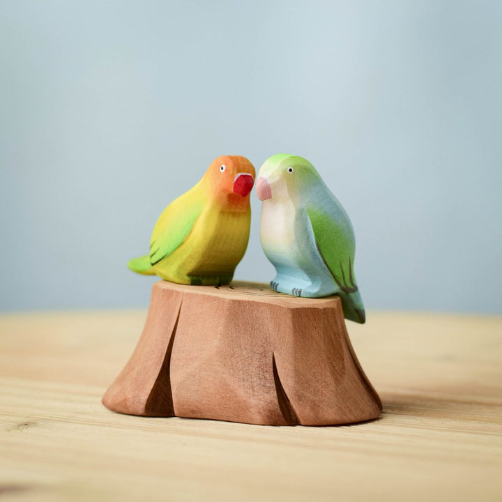 Bumbu Tree Stump and Lovebirds Set
