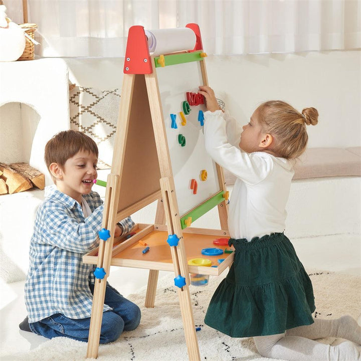 Tiny Land® 3-in-1 Art Easel &amp; Paper Roll Set
