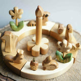 Waldorf Birthday Ring, a wooden Waldorf celebration piece by Tiny Fox Hole (view 2) · view 2