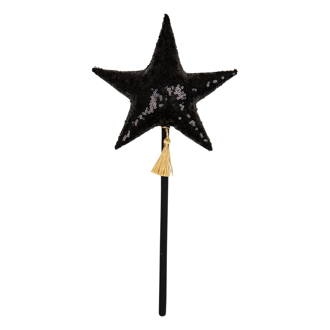 “Black Sequins” Magic Wand