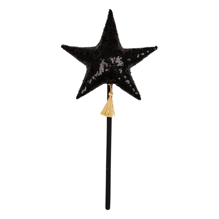 “Black Sequins” Magic Wand
