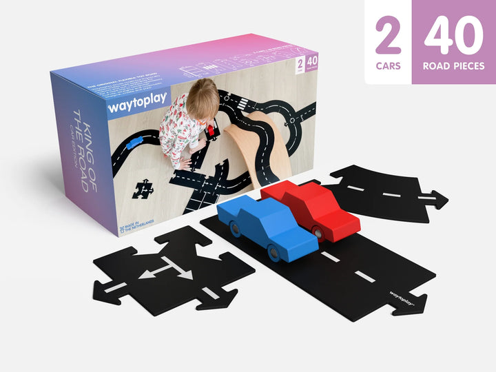 Waytoplay King of the Road, Extra Large Set, Car Edition
