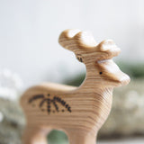 Wooden Stag, a natural wood animal toy by Tiny Fox Hole (view 2) · view 2