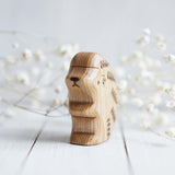 Wooden Hedgehog, Mama, a natural wood animal toy by Tiny Fox Hole (view 2) · view 2