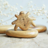 Wooden Spider, a natural wood animal toy by Tiny Fox Hole, cut and finished by hand from solid wood · view 1