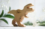 Wooden T-Rex, Papa, a natural wood animal toy by Tiny Fox Hole (view 4) · view 4