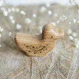 Wooden Duck, a natural wood animal toy by Tiny Fox Hole (view 3) · view 3