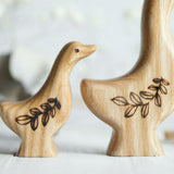 Wooden Gosling, a natural wood animal toy by Tiny Fox Hole (view 4) · view 4