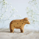 Wooden Lamb, a natural wood animal toy by Tiny Fox Hole (view 2) · view 2