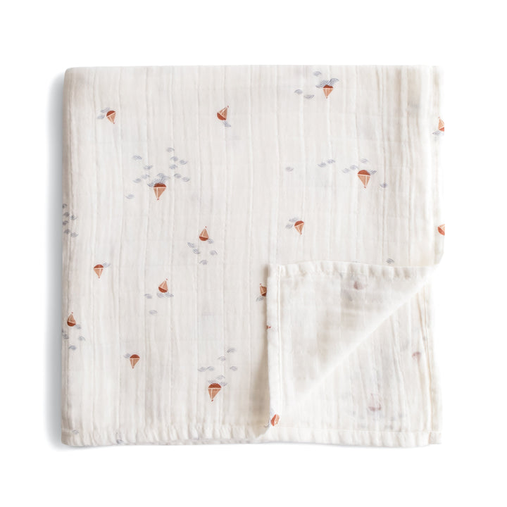 Organic Cotton Muslin Swaddle Blanket