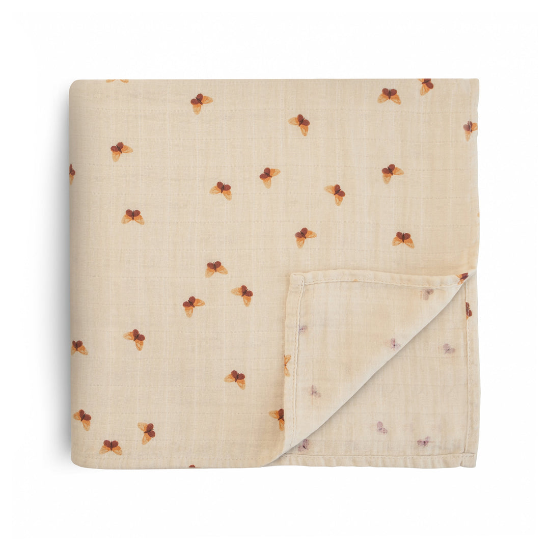 Organic Cotton Muslin Swaddle Blanket