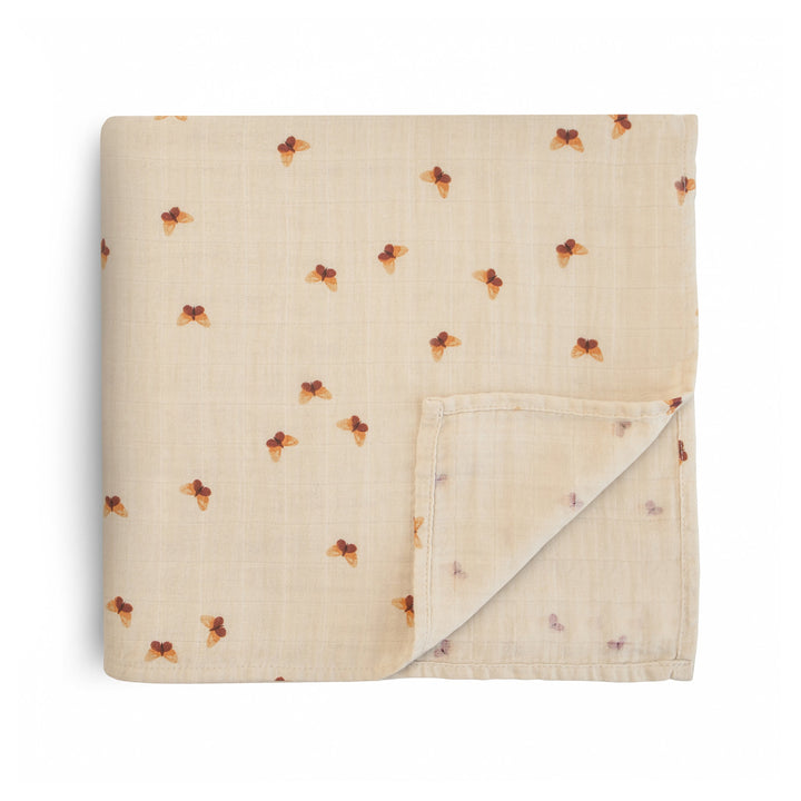 Organic Cotton Muslin Swaddle Blanket
