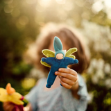 Fairyshadow Waldorf Fairy Doll, Teal · view 1