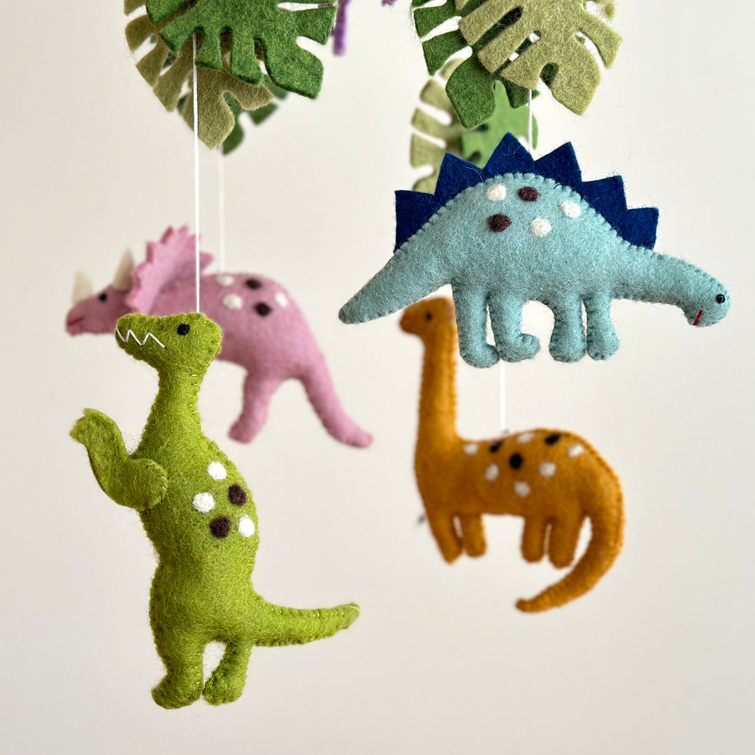 Felt Baby Mobile - Jurassic Dinosaur