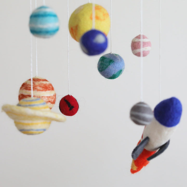 Felt Baby Mobile - Solar System