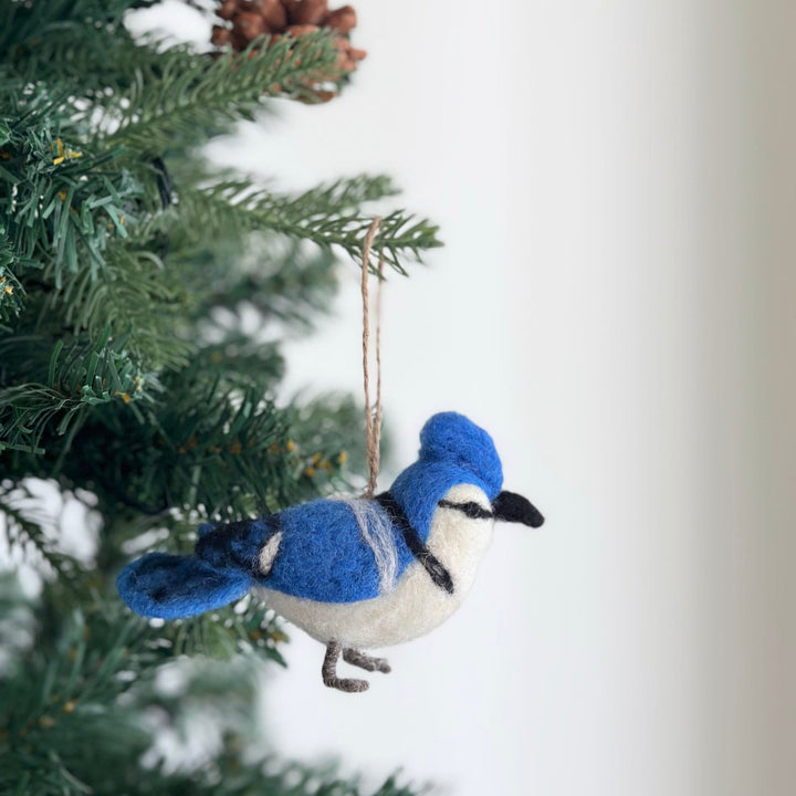 Felt Bird Ornaments Set of 6 - B set