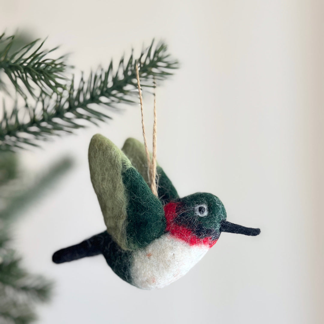 Felt Bird Ornament - Birds of America