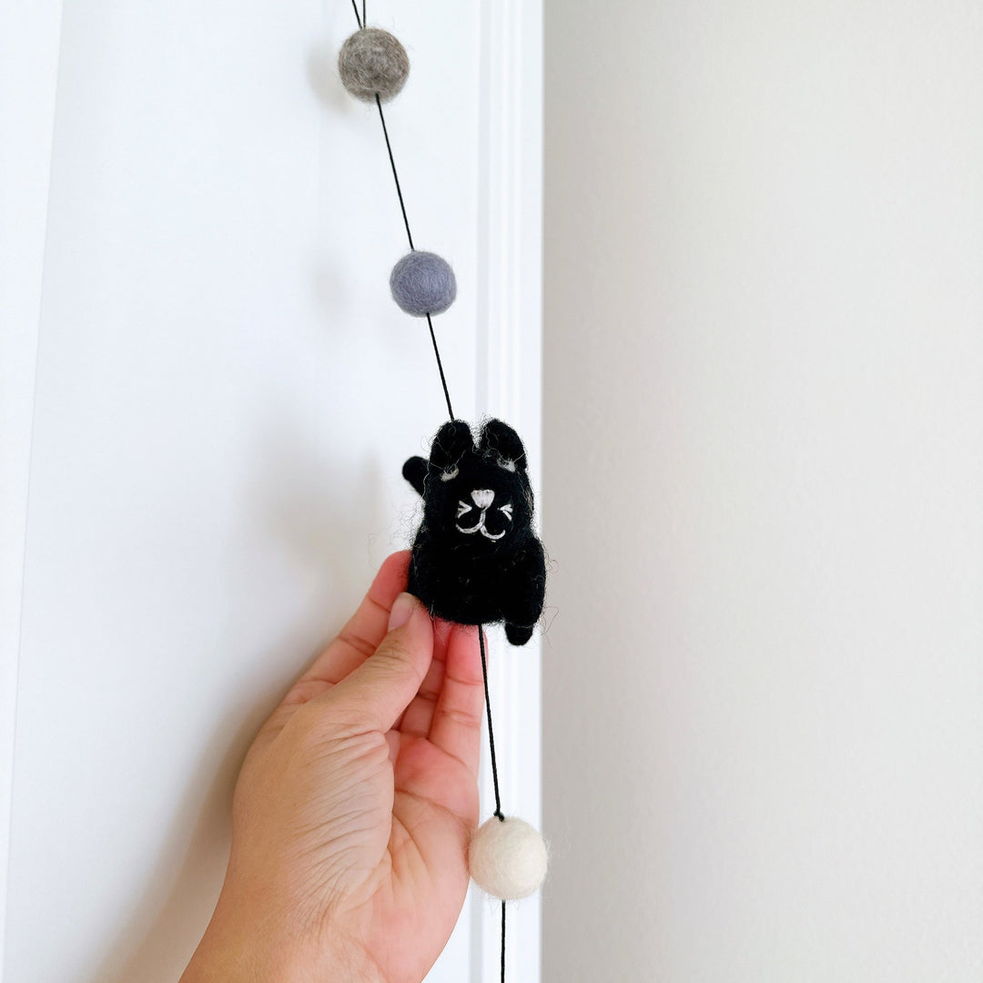 Felt Cat Garland
