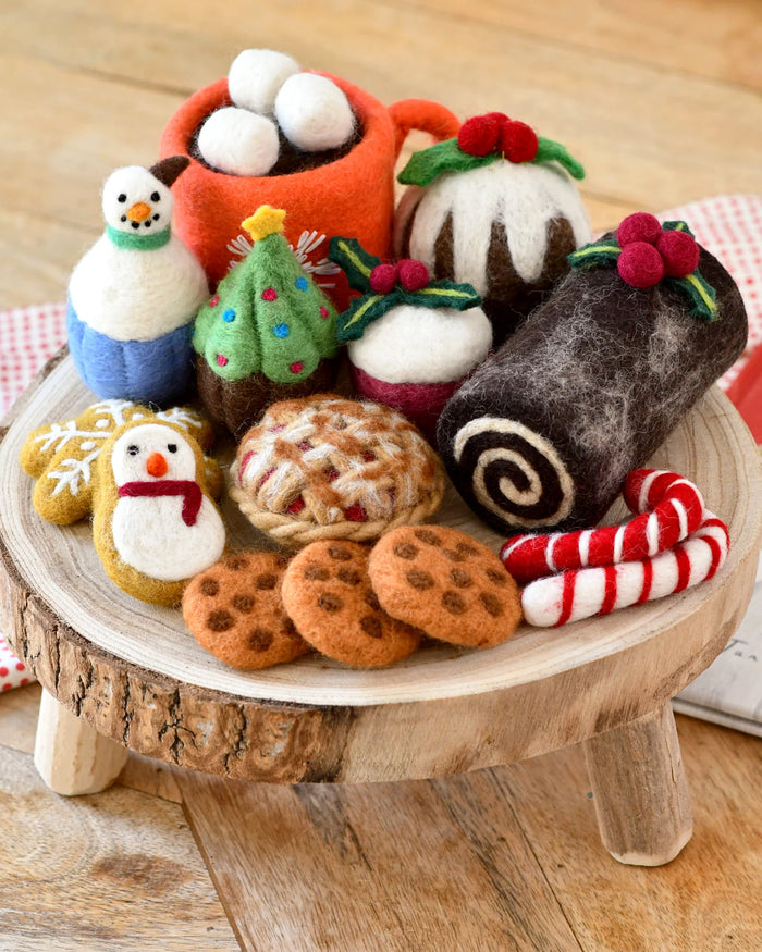 Felt Christmas Play Food Grazing Box, Set B