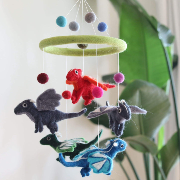 Felt Dragon Baby Mobile
