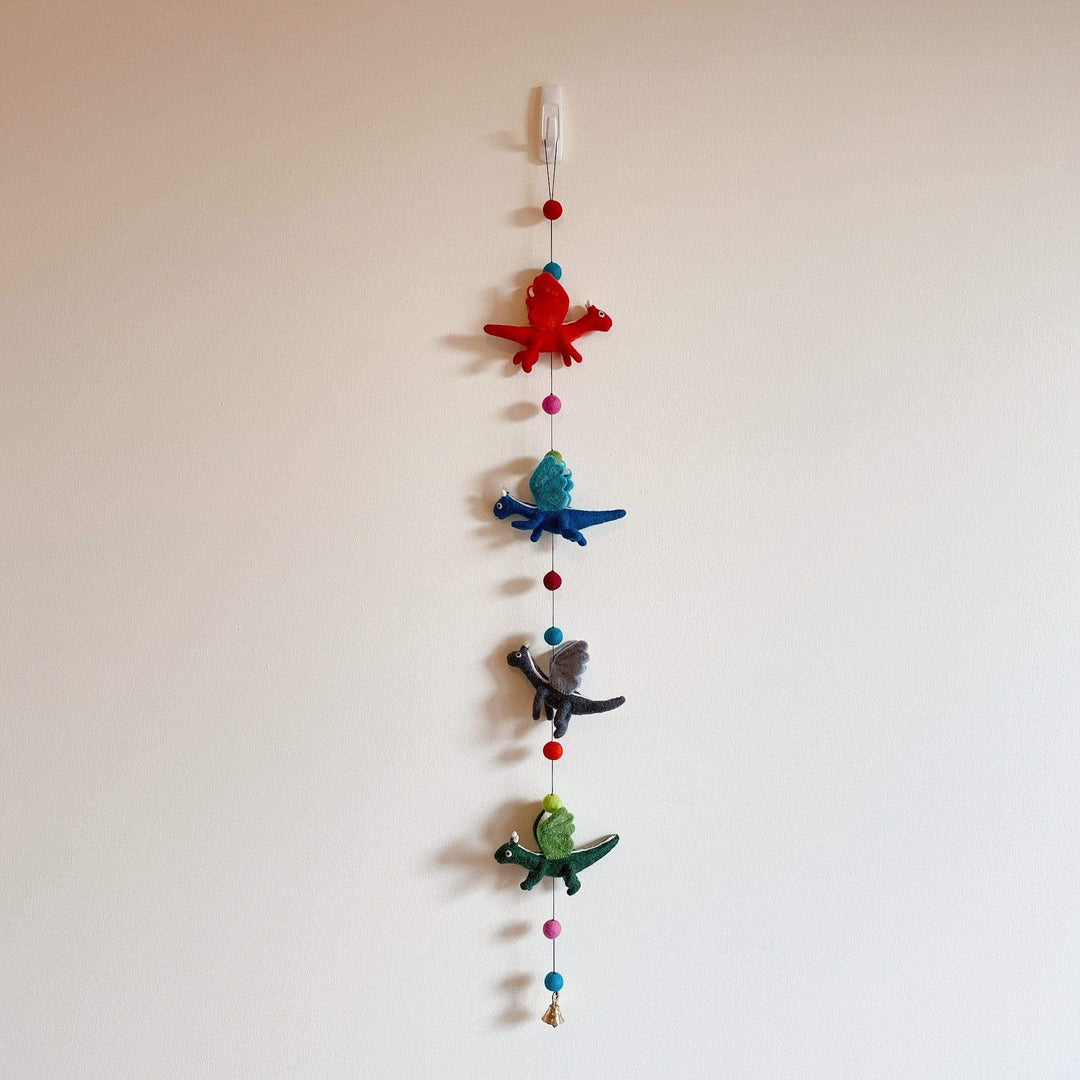 Felt Dragon Garland